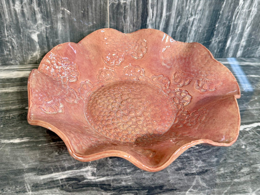 Large Scalloped Bowl