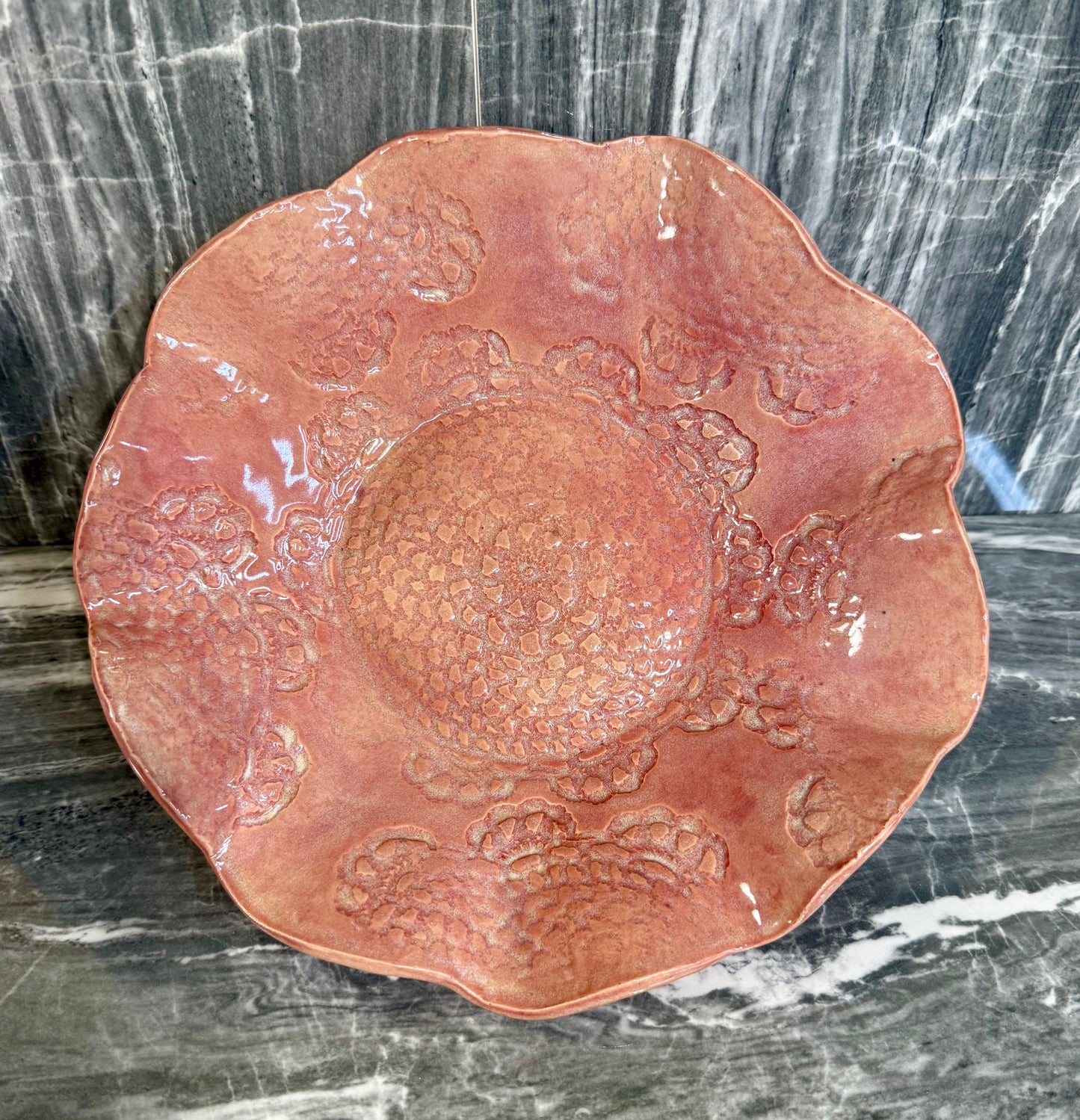 Large Scalloped Bowl