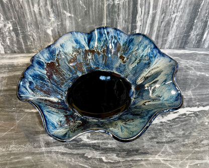 Large Scalloped Bowl